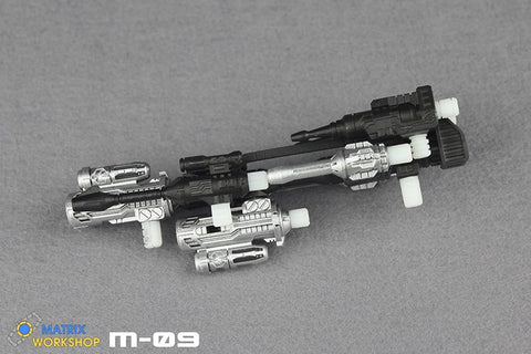 Matrix Workshop M-09A M09A Weapon Set for Female Autobots Combiner Orthia (Elita One, Moonracer, Lancer, Firestar, Greenlight ) Upgrade Kit