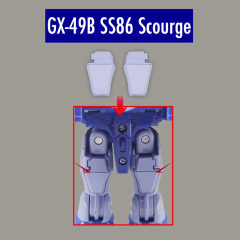 Go Better Studio GX-49A/B GX49A/B Gap fillers for Generations Legacy Alpha Trion / Studio Series 86 SS86 Scourge ( Upgrade Kit+ Gap Fillers)