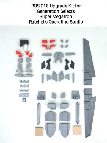 Ratchet Studio ROS-018 ROS018 Gap Filler (Leg Extensions, weapons) for Generation Selects Super Megatron Upgrade Kit