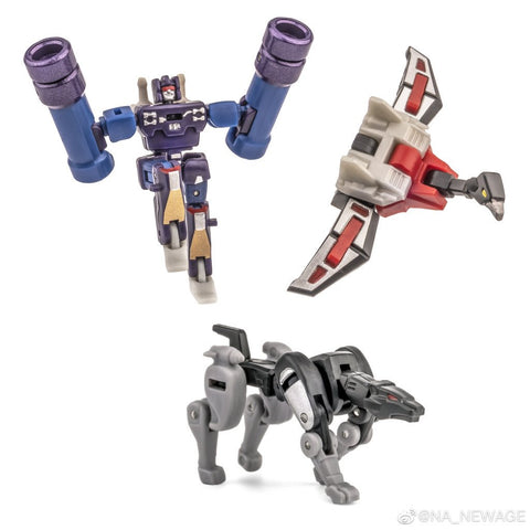 NA NewAge H21EX H-21EX Scaramanga ( Soundwave ) Toy Color 4 in 1 pack Toy Color Version New Age 9cm / 3.5"