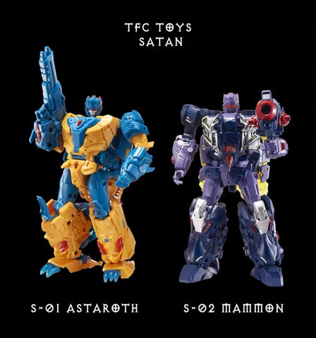 TFC Toys S01 S-01 Astaroth of Sartan Combiner（Twinstrike of Abominus)  16cm / 6.3"