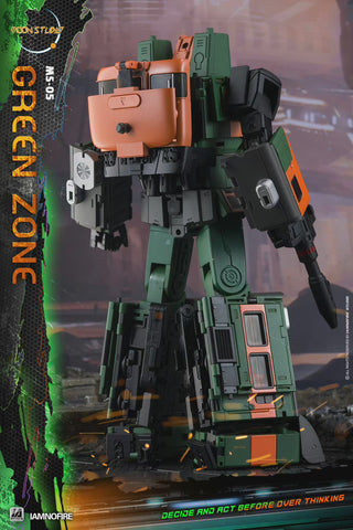 Moon Studio MS-05 MS05 Green Zone, Radiatron (Not G1 Suiken, Raiden ) 21cm / 8.3"