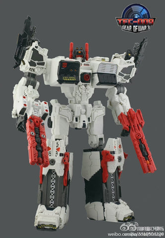 Before And After BA02 BA-02  Six Sigma ( Six-Gun ) w/ Slammer Japan Red Arm Version for LG / SDCC / IDW / MT Maketoys Metroplex 30cm