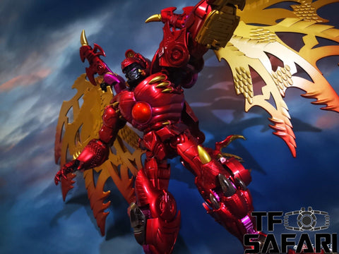 Jiangxing Metalbeast 01 JX-MB01 Winged Dragon (Transmetal 2 Megatron, Red Dragon) 30cm / 12"