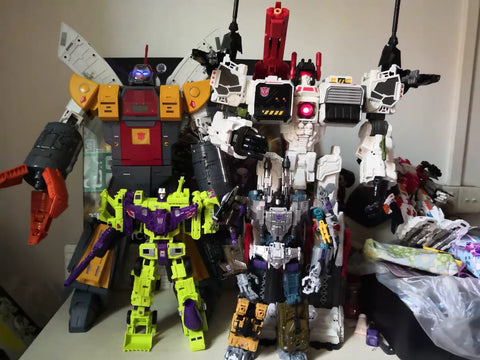 NB No-Brand IDW Combiner Wars CW Devastator 6 in 1 Set (Minified Non-Official Version, No Box) 32cm / 12.5"