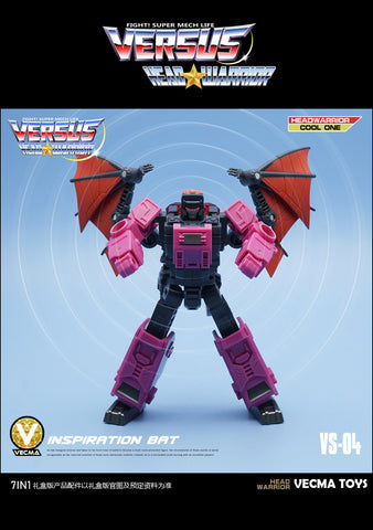 MFT MechFansToys Vecma Toys Head Warriors Headmasters Gift Sets of 7 (VS-01/02/03/04/05/06/07 Chromedome / Weirdwolf / Hardhead / Mindwipe / Skullcrusher / Highbrow / Brainstorm)