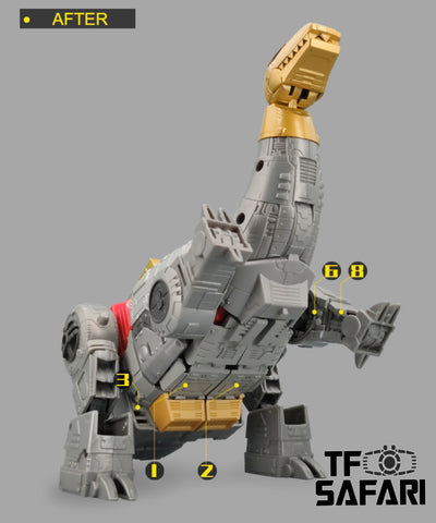 Go Better Studio GX44 GX-44 Gap Fillers for Studio Series 86 SS86 Sludge Dinobot Upgrade Kit