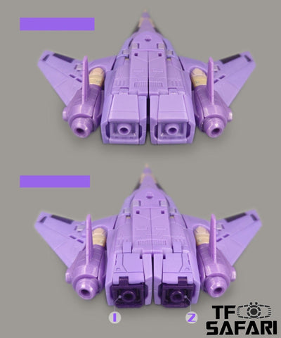 Go Better Studio GX37B GX-37B Gap Fillers & Replacement Feet for WFC Kingdom Generation Selects Cyclonus Upgrade Kit