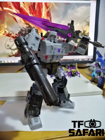 Dr.Wu DW-P38 Asura Giant Sword Purple for G1 Megatron (Siege, MP, TFP) Dr Wu Upgrade Kit