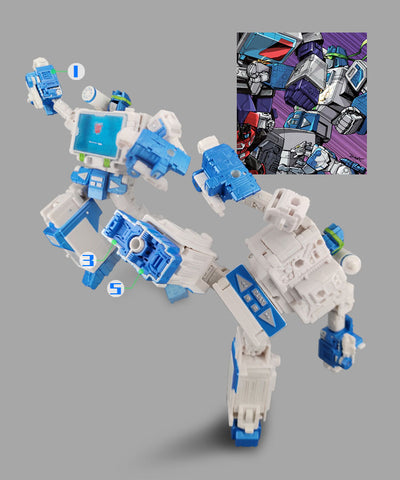 Go Better Studio GX-48 GX48 Uptrade Kit for Generations Shattered Glass Soundwave ( Upgrade Kit+ Gap Fillers)