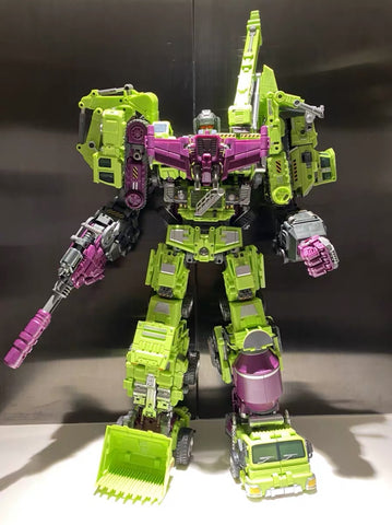 【Loose Pack】JB Jinbao OS Combiner Devastator (Oversized GT-01 GT01 Gravity Builder) 6 in 1 Set 45cm / 18"