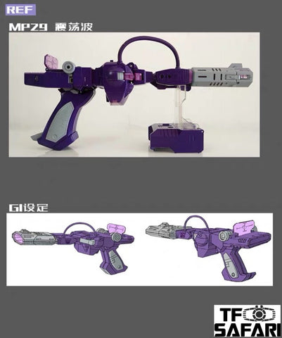 Go Better Studio GX-12 Upgrade Kit Laser Gun Mode for WFC Siege Shockwave Upgrade Kit