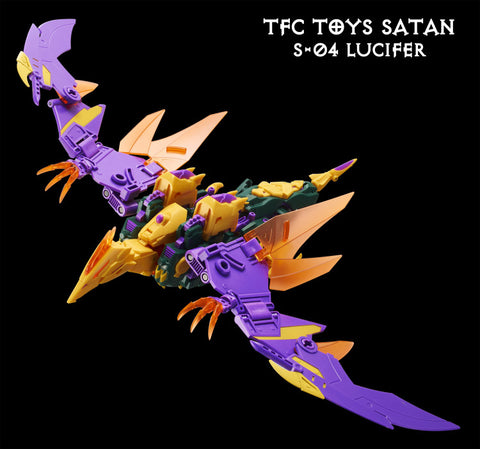 TFC Toys S04 S-04 Lucifer of Sartan Combiner（Cutthroat of Abominus)  18cm / 7.3"