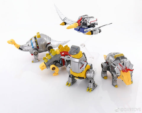 DX9 Toys War in Pocket Dinobots 5 in 1 Gift Set 10cm / 4"