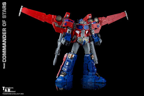 Transform and Rollout TR-02 TR02 Commander of Stars (Transformers Galaxy Force Optimus Prime) Galaxy Convoy 24cm / 9.5mm