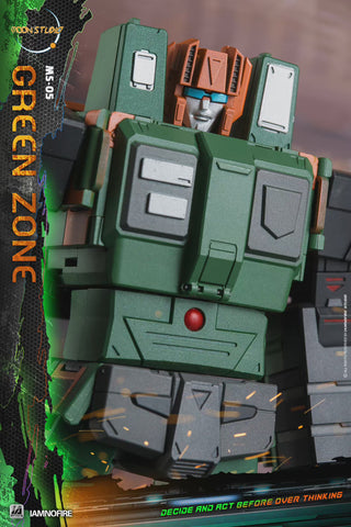 Moon Studio MS-05 MS05 Green Zone, Radiatron (Not G1 Suiken, Raiden ) 21cm / 8.3"