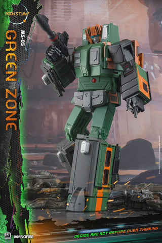 Moon Studio MS-05 MS05 Green Zone, Radiatron (Not G1 Suiken, Raiden ) 21cm / 8.3"