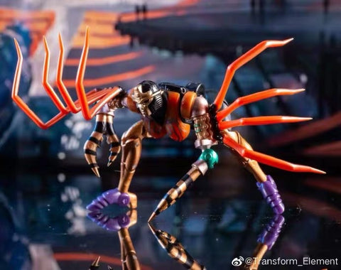 Transform Element TE MM001 TE-MM001 Blackarachnia (Legend Class) 8cm / 3.5"