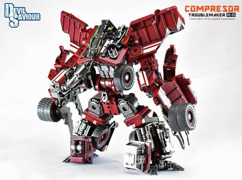 Devil Saviour (BombusBee) DS-03 Compresor (Overload of ROTF Devastator Constructicons) 18cm / 7"