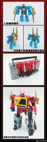 115 Workshop YYW-21 YYW21 Weapon set for WFC Kingdom Rewind & Eject (Cassette Warriors for Blaster) Upgrade Kit