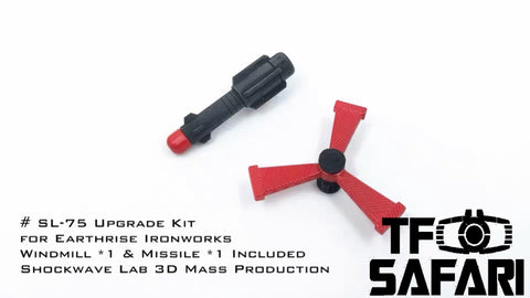 Shockwave Lab SL75 SL-75 Upgrade Kits for Earthrise Ironworks Upgrade Kit