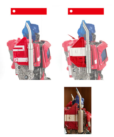 Go Better Studio GX-26 GX26 Replacing Shoulder Armor for Takara Tomy Movie Series MPM12 Optimus Prime Upgrade Kit