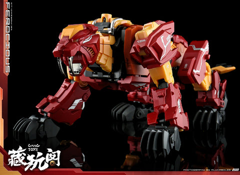 【Pre-Order】Cang Toys Cang-Toys CT-Chiyou-01 Ferocious (Rampage, Feral Rex) Predaking Combiner 23cm / 9"