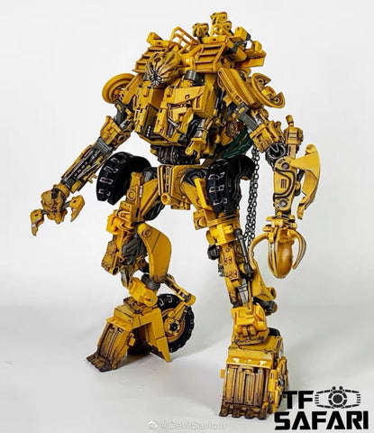 Devil Saviour (BombusBee) DS-05 Landslip of Trouble Maker ( Scrapper of ROTF Devastator Constructicons) 18cm / 7"