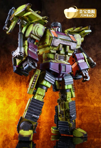 JB Jinbao Devastator Battle Damaged Version (Oversized GT-01 GT01 Gravity Builder) 6 in 1 Gift Set 45cm / 18"