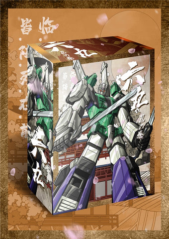 JB Jinbao Pocket Size Six Ninja (IDW Sixshot) 17cm / 6.7"