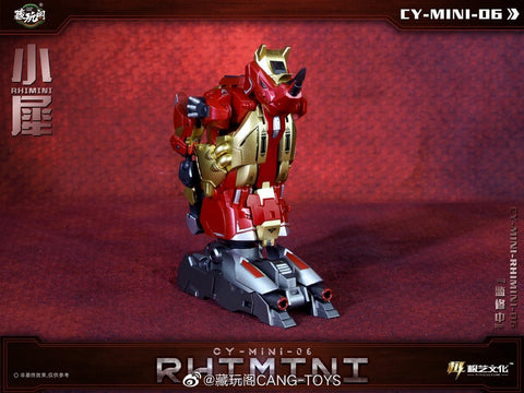 Cang Toys Cang-Toys CY-Mini06 CYMini06 Rhimini (Headstrong, Feral Rex) Predaking Combiner