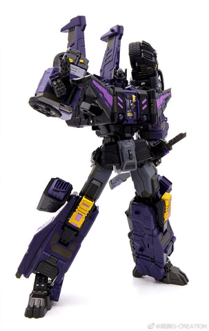 GC G-Creation GCreation GDW-03B Darkblade (Sixshot, Fumma Black Version) IDW Limited Version 30mm / 11.5“