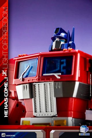 Magic Square MS-Toys MS-01X+ MS01X+ Light of Freedom ( Optimus Prime) MP Size Metallic Version Reissue 24cm