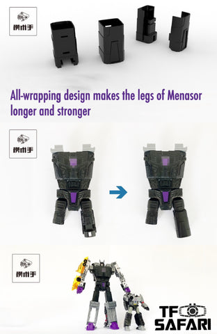 【Pre-Order】Magic Hand Studio MHD01 MHD-01 Upgrade Kit Trailer Extension / Leg Extension Part / Motormaster Weapon for Generations Legacy Series Menasor / Motormaster Upgrade Kit