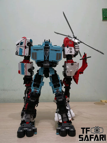 Yes Model Combiner Defensor (Oversized MTCM MTCM-04 Guardia ) Full Set 5 in 1