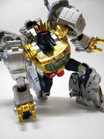 4th Party NB No-Brand Oversized MP-08 MP08 King Grimlock Rexius Prime (Oversized MP-08 Metallic Painting, Non-Official Version) 29cm / 11.5"