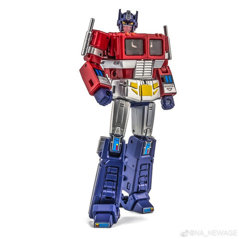 NA NewAge H27EX H-27EX David (Optimus Prime) w/ Convoy Limited Metallic Version New Age 11cm / 4.3"