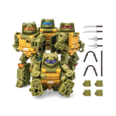 NA NewAge H19N H-19N Pizzeria (after TMNT) 4 in 1 set New Age 8cm / 3"