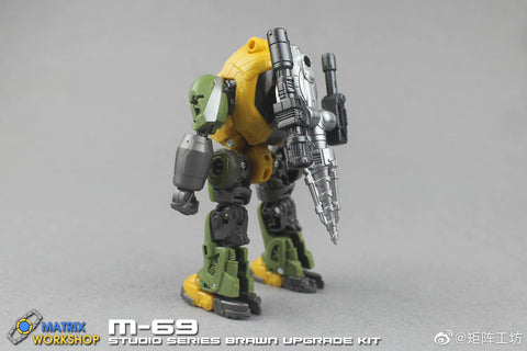 Matrix Workshop M69 M-69 Weapon set for Studio Series 81 Brawn (in Bumblebee Movie) Upgrade Kit