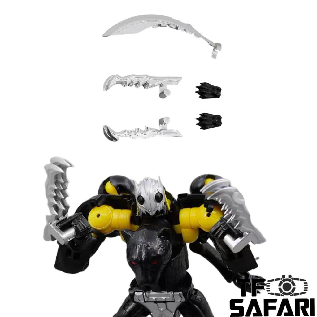 Tim Heada TH035B TH035B Melee Weapon Set (Claws & Blades) for WFC Generations Kingdom Deluxe Shadow Panther Upgrade Kit