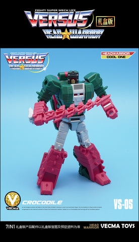 MFT MechFansToys Vecma Toys Head Warriors Headmasters Gift Sets of 7 (VS-01/02/03/04/05/06/07 Chromedome / Weirdwolf / Hardhead / Mindwipe / Skullcrusher / Highbrow / Brainstorm)