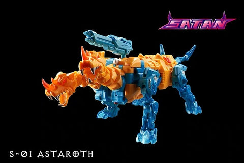 TFC Toys S01 S-01 Astaroth of Sartan Combiner（Twinstrike of Abominus)  16cm / 6.3"