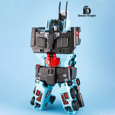 【Loose Pack】4th Party Demon Knight DK01-04 + D05 (DK06 / DK-06) Defensor Combiner Oversized Version (5 in 1, Set A + Set B) 45cm