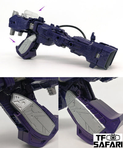 Go Better Studio GX-12 Upgrade Kit Laser Gun Mode for WFC Siege Shockwave Upgrade Kit