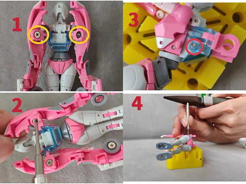 Superman Studio SPS16 SPS16 Upgrade Kit (Modified backpack) for NewAge H48 Maschinenmensch Arcee Upgrade Kit