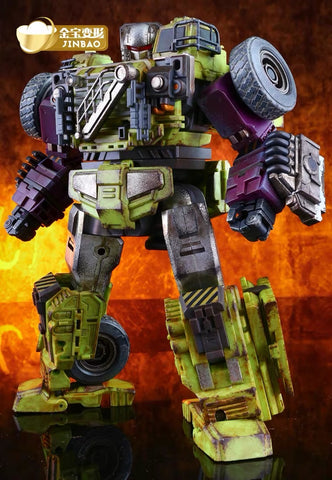 JB Jinbao Devastator Battle Damaged Version (Oversized GT-01 GT01 Gravity Builder) 6 in 1 Gift Set 45cm / 18"