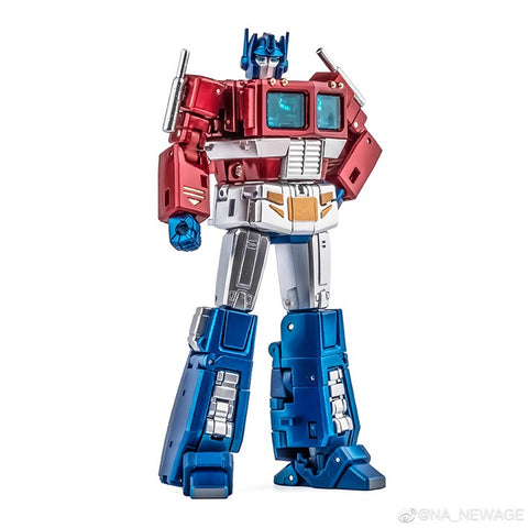 NA NewAge H27M H-27M David (Optimus Prime) Eletroplating Version (No Trailer) New Age 11cm / 4.3"