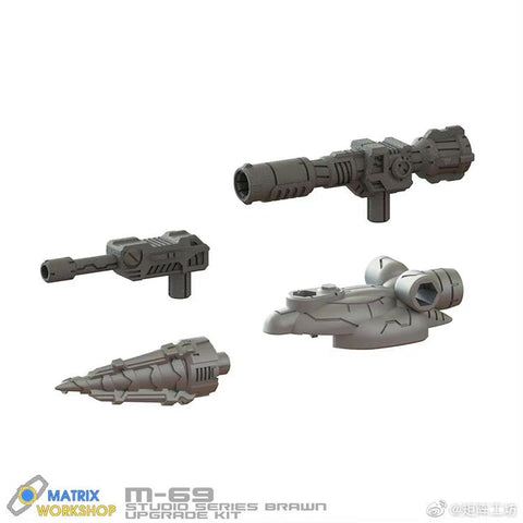 Matrix Workshop M69 M-69 Weapon set for Studio Series 81 Brawn (in Bumblebee Movie) Upgrade Kit