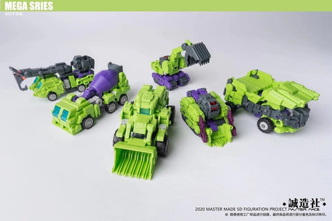 Master Made SDT-08 SDT08 Mega Series Demolisher ( G1 Devastator ) 6 in 1 Deluxe Version 21cm