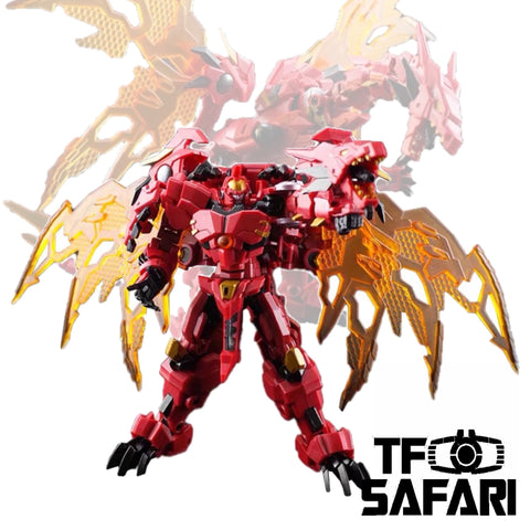 Iron Factory IF EX-42 EX42 Heatdeath BW2 Red Dragon (Transmetal 2 Megatron) 12cm / 4.75‘